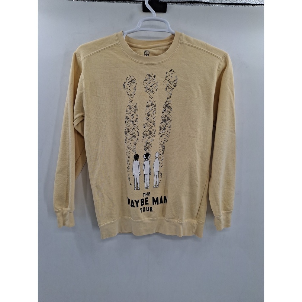AJR Brothers The Maybe Man Tour 2024 Sweatshirt Band Shirt Double Sided Sz Small